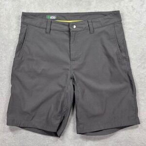 Stio Coburn Shorts Mens 34 Grey Technical Outdoor Hiking Camping Utility Summer